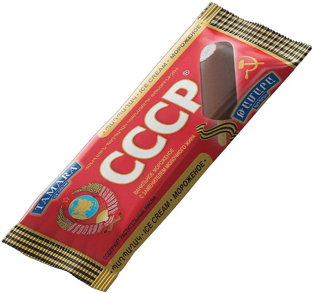 Chocolate/vanilla ice-cream "Tamara СССР" 60g