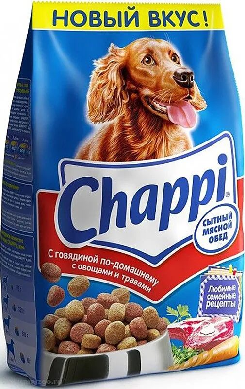 Корм для собак "Chappi" 600г Говядина