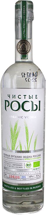 Vodka "Chistie Rosi" 0.5l