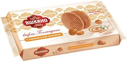 Wafer with caramel filling "Yashkino" 290g