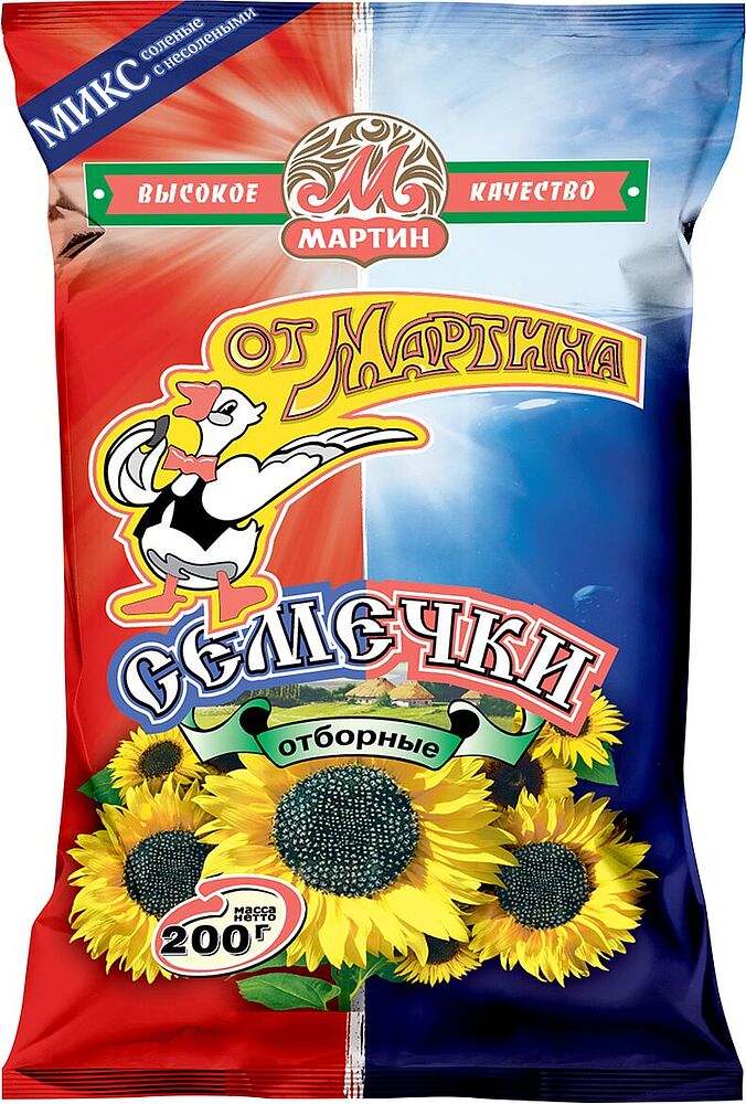 Salty & not salty sunflower seeds "От Мартина" 200g 