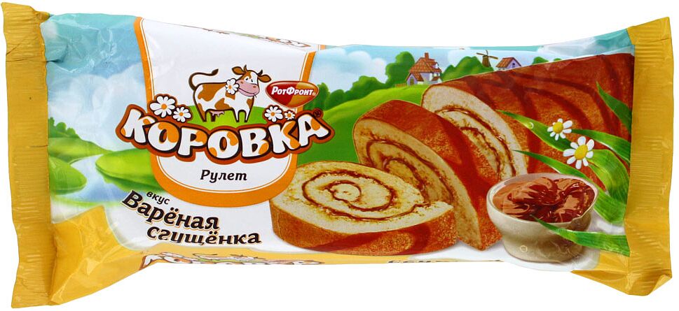 Biscuit rolls with condensed milk "Korovka" 200g