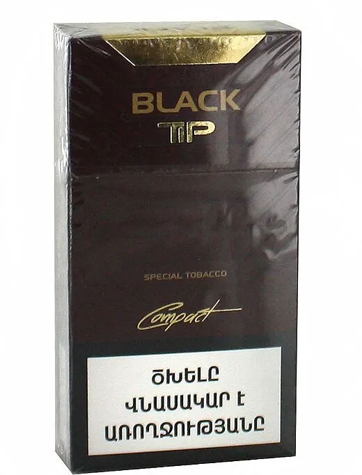 Cigarettes "Black Tip Compact Brown"