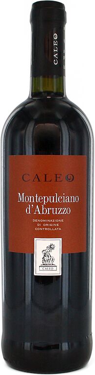 Red wine "Caleo Montepulciano D'Abruzzo 2011" 0.75l 