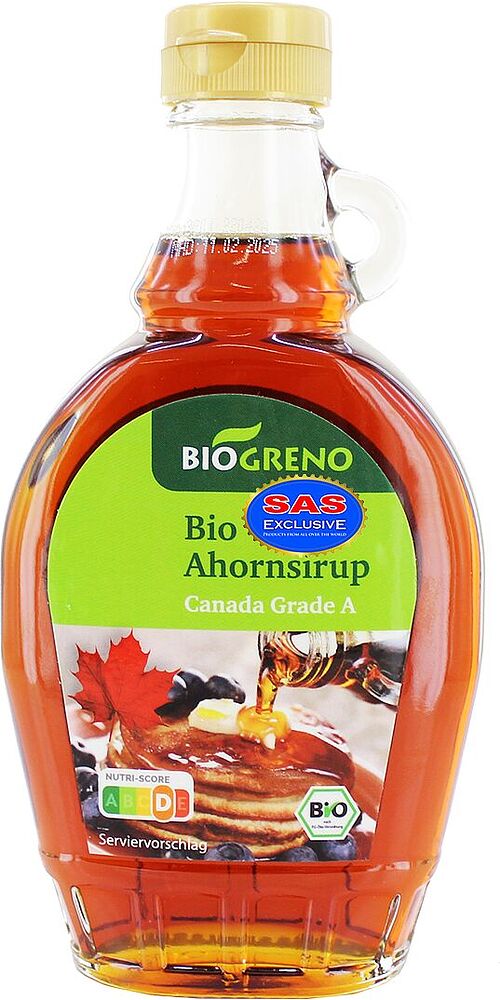 Syrup "Bio Greno" 250ml Maple