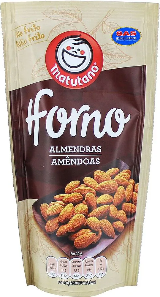 Roasted almonds "Matutano Horno" 83g
