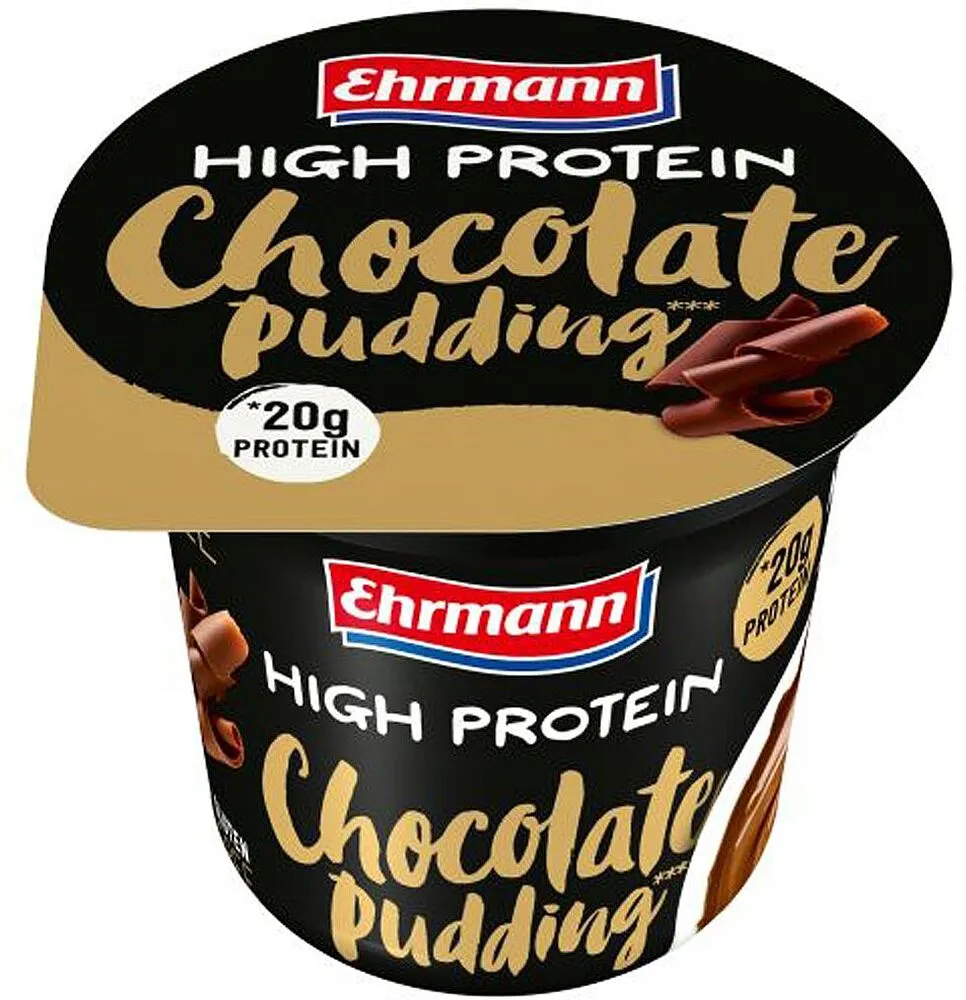 Chocolate pudding "Ehrmann High Protein" 200g, richness: 1.5%
