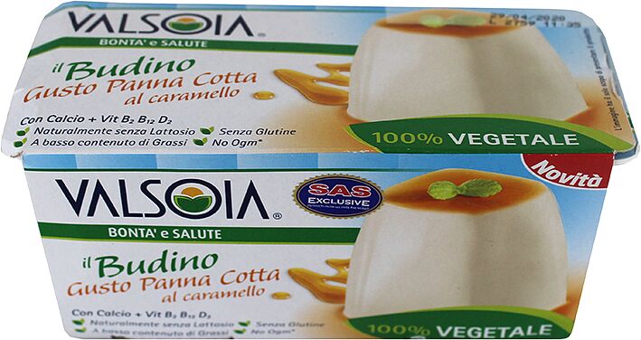 Pudding panna cotta with caramel "Valsoia" 230g 