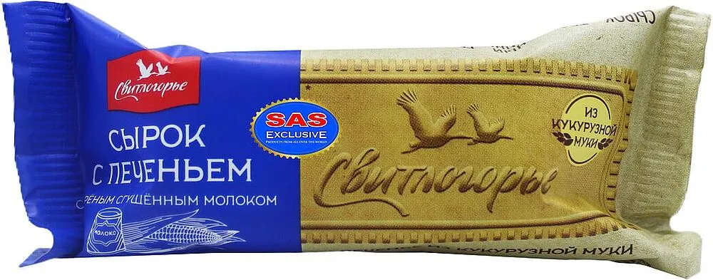 Curd cheese with cookie & condensed milk "Svitlogorye" 50g, richness: 23%
