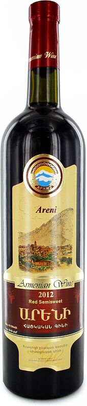 Red wine "Areni"  0.75л