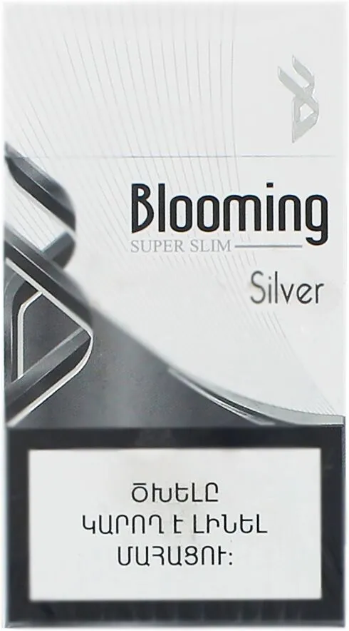 Cigarettes ''Blooming Super Slim Silver"
