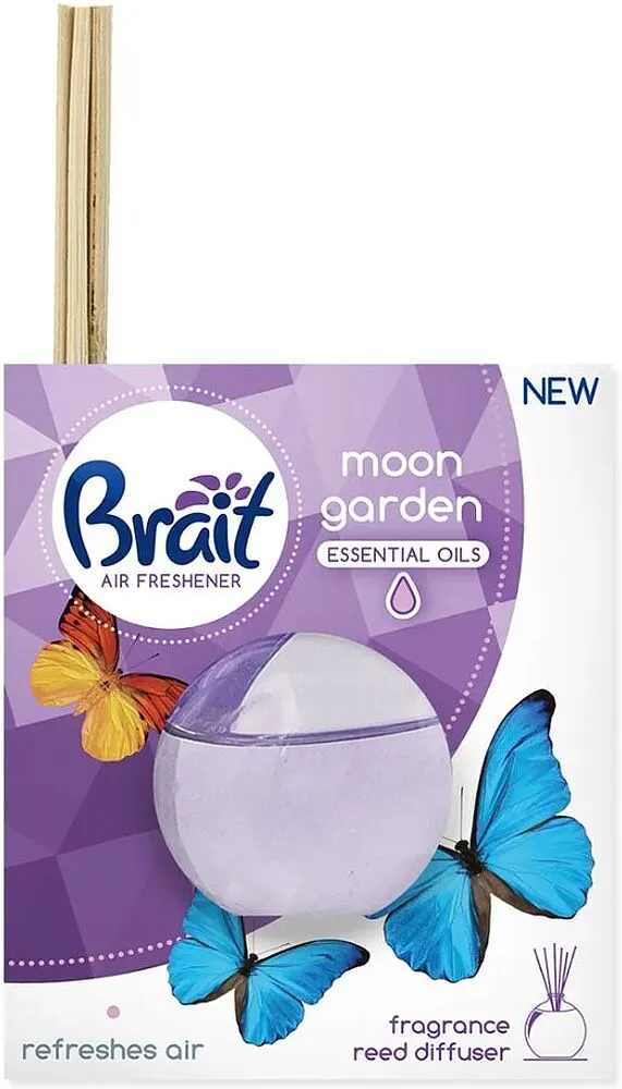 Air freshener & rattan sticks "Brait Moon Garden" 40ml