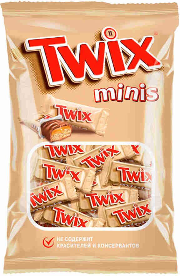 Chocolate bars "Twix Minis" 184g