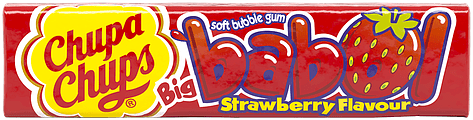 Chewing gum "Chupa Chups Big Babol" 22.5g Strawberry