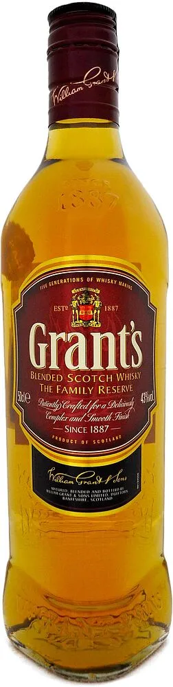 Виски "Grant's The Family Reserve" 0.5л 