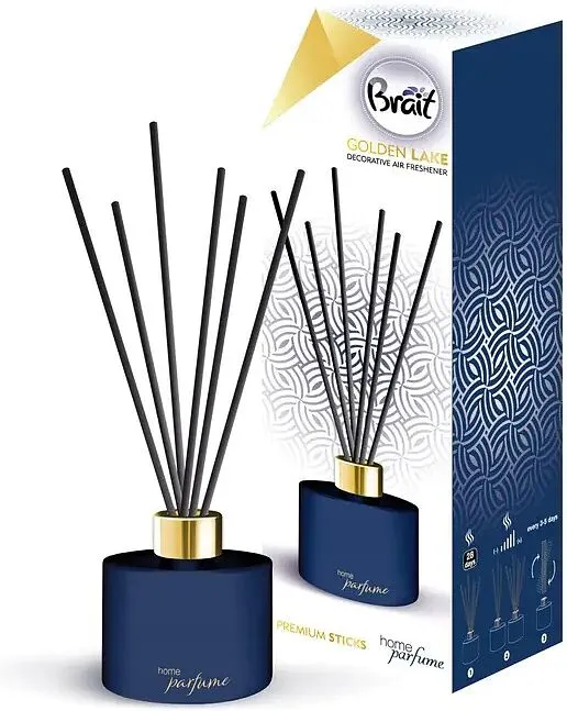 Air freshener & rattan sticks "Brait Golden Lake" 100ml