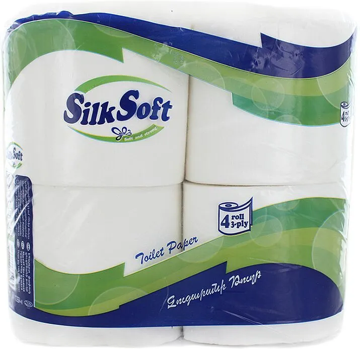 Toilet paper "Silk Soft" 4 pcs