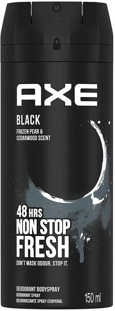 Дезодорант аэрозольный "Axe Black" 150мл