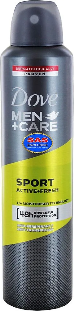 Հակաքրտինքային աէրոզոլային միջոց «Dove Men+Care Sport Active Fresh» 250մլ
