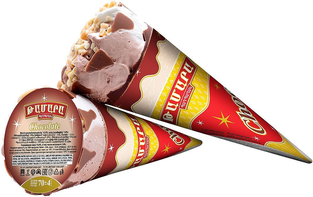 Мороженое шоколадное "Тамара Кон" 70г