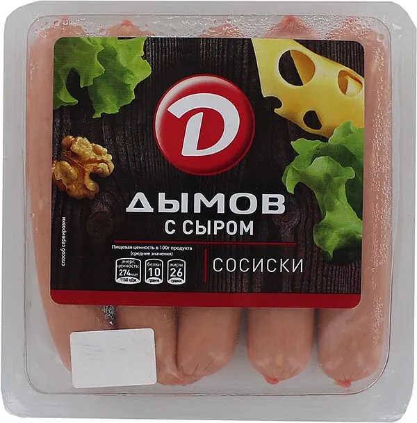 Сосиски с сыром "Дымов" 464г 