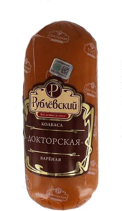 Колбаса докторская вареная "Рублевский" 450г  