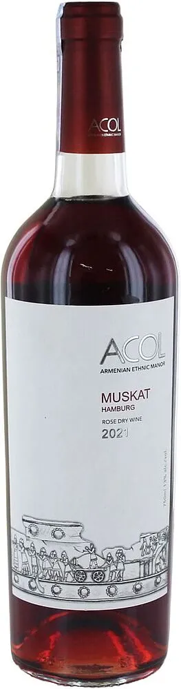 Rose wine "Acol Muscat Hamburg" 0.75l