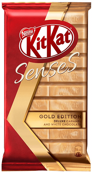 Շոկոլադե սալիկ վաֆլիով «Kit kat Senses Deluxe Caramel» 112գ