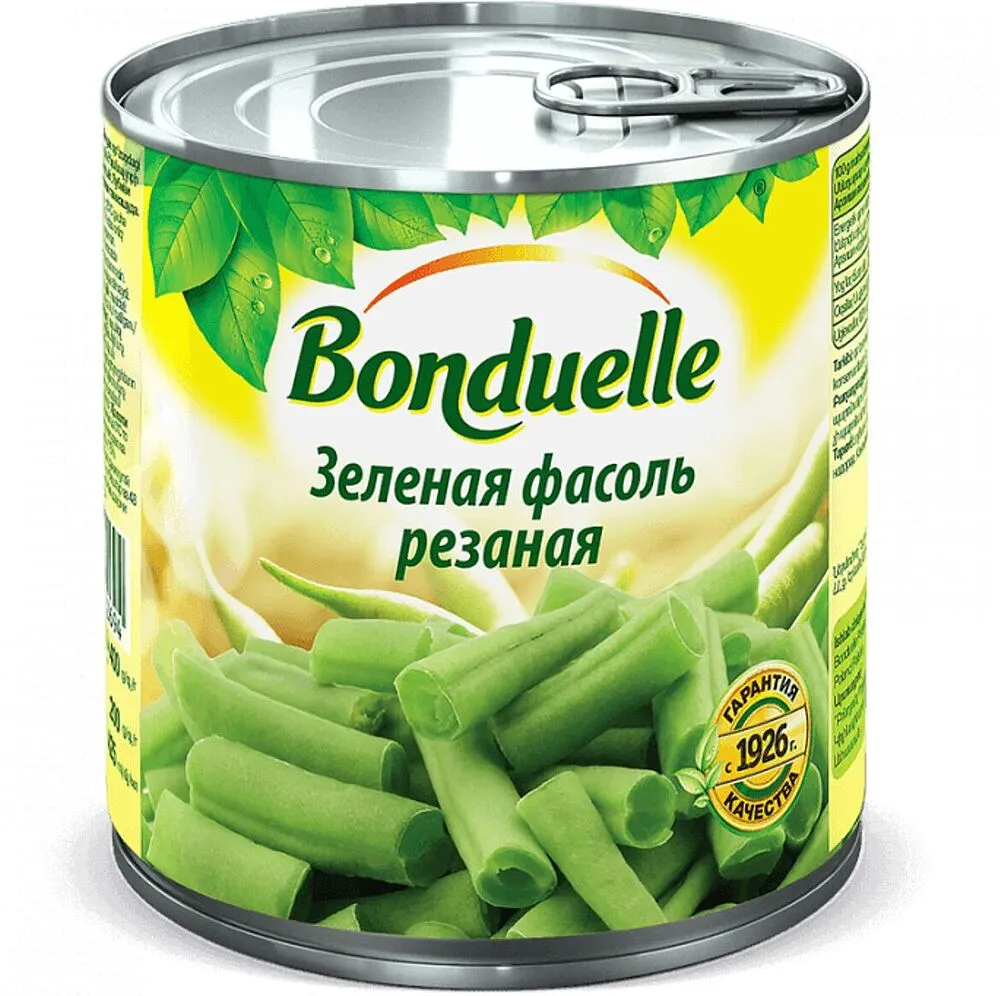 Фасоль зеленая "Bonduelle" 400г