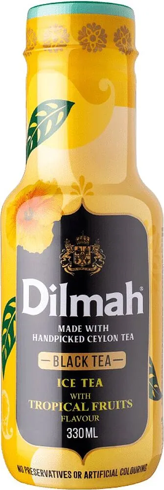 Սառը թեյ արևադարձային մրգերի «Dilmah» 0.33լ
