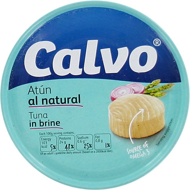 Natural tuna "Calvo" 160g