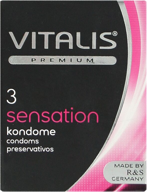 Պահպանակ «Vitalis Sensation» 3հատ