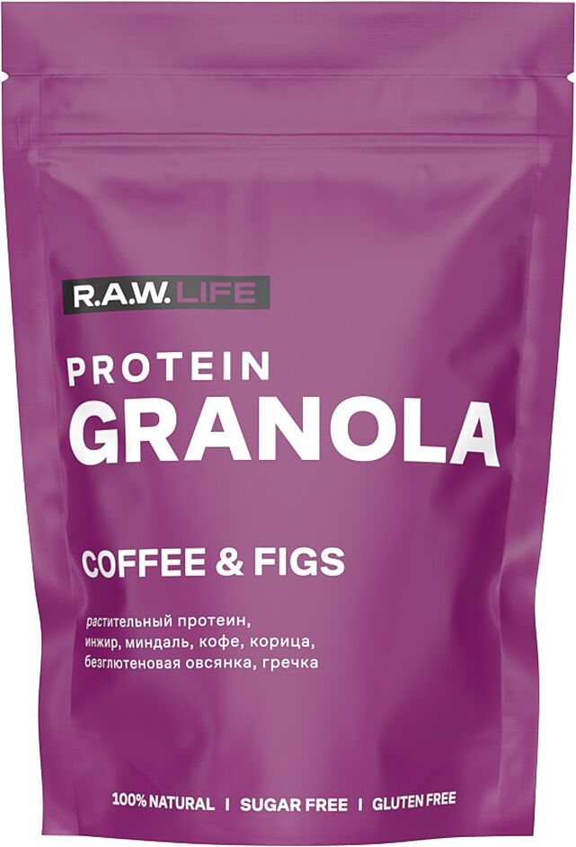 Granola "RAW Life Coffee Fig" 220g
