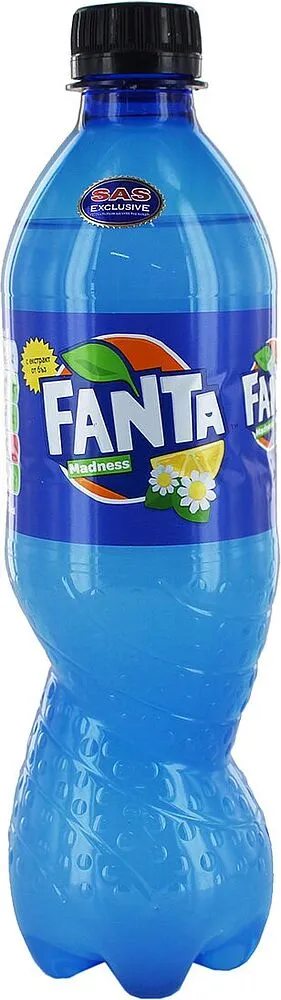 Освежающий газированный напиток "Fanta" 500мл Ромашка и лимон