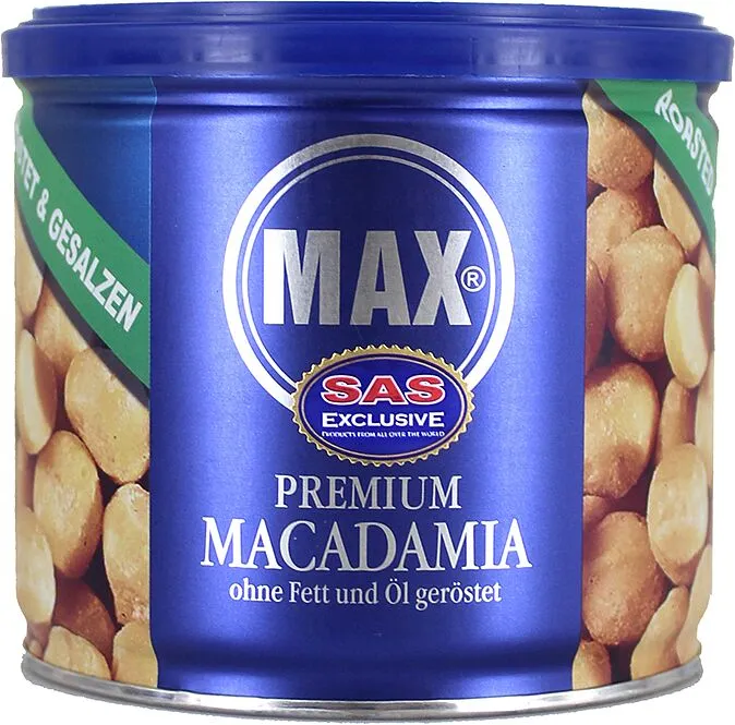 Roasted macadamia nuts "Max" 150g