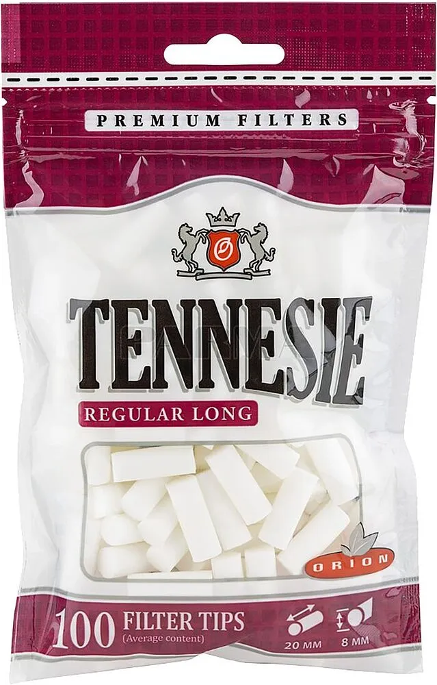 Ծխախոտի ֆիլտր «Tennesie Regular Long» 100 հատ
