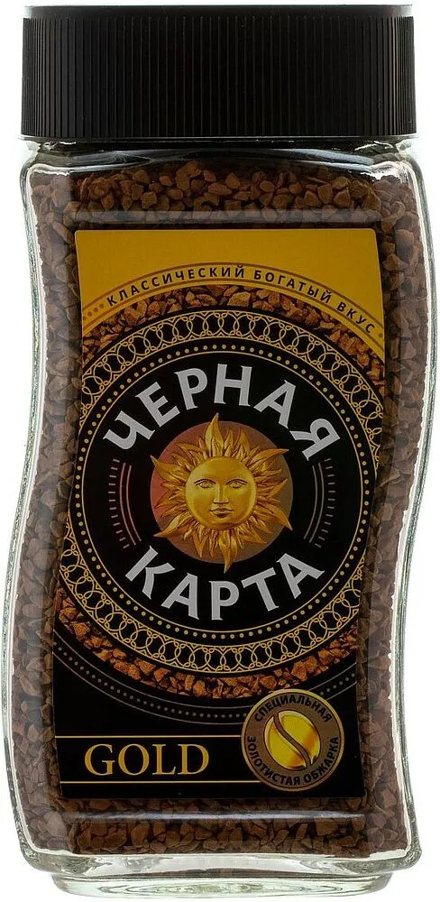 Սուրճ լուծվող «Черная Карта Голд» 190գ