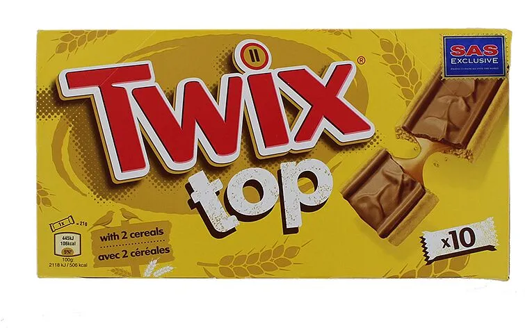 Cookie with chocolate "Twix Top" 210g