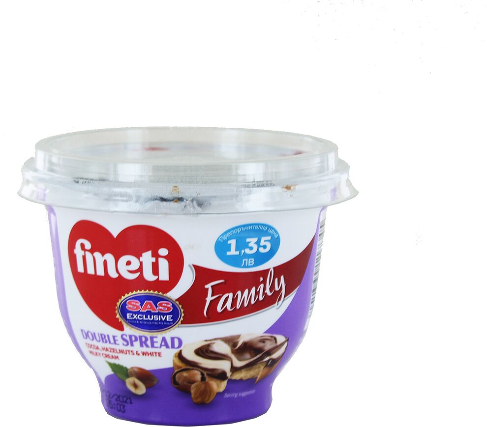 Շոկոլադե կրեմ պնդուկով «fineti Family» 190գ