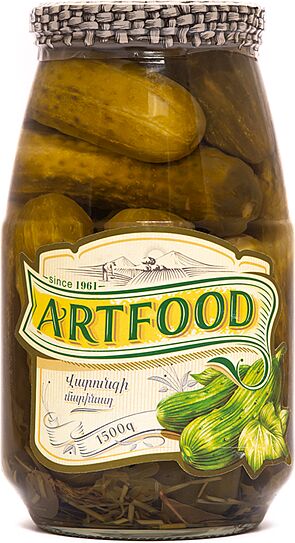 Pickled cucumber "Artfood" pickled 1.5kg