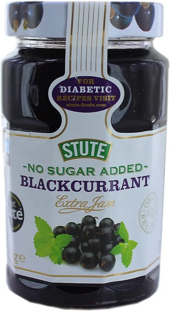 Jam "Stute" 430g Blackcurrant