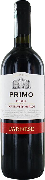 Գինի կարմիր «Primo Puglia Sangiovese-Merlot Farnese»  0.75լ 