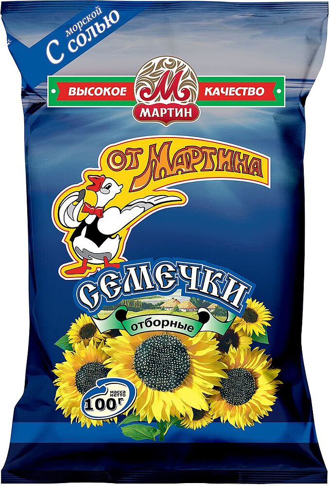 Sunflower seeds with sea salt "Ot Martina" 100g 