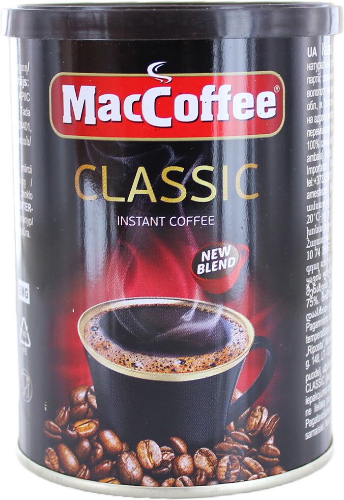 Սուրճ լուծվող «Mac Coffee Classic» 100գ