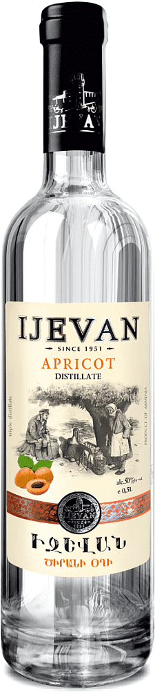 Apricot vodka "Ijevan" 0.5l