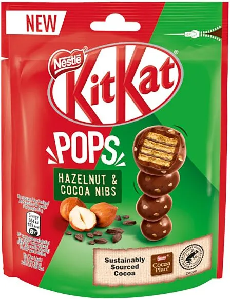 Շոկոլադե կոնֆետներ «Nestle KitKat Pops» 110գ