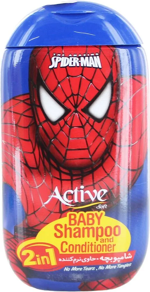 Baby shampoo-conditioner "Active Soft Spiderman" 280g
