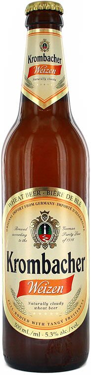 Beer "Krombacher Weizen" 0.5l