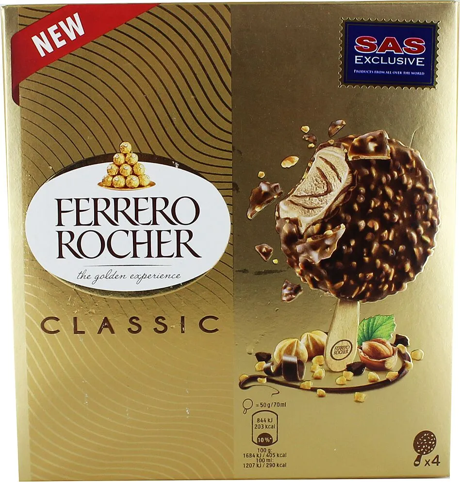 Chocolate ice cream "Ferrero Rocher Classic" 200g