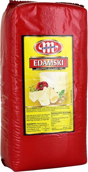 Сыр эдамский "Mlekovita Edamski"